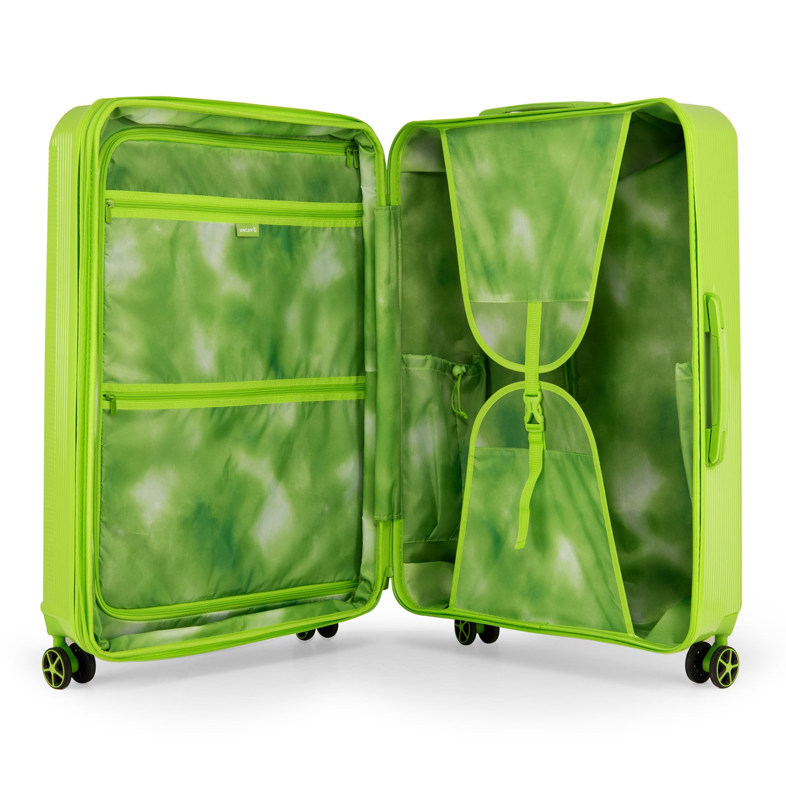 Green luggage bag best sale